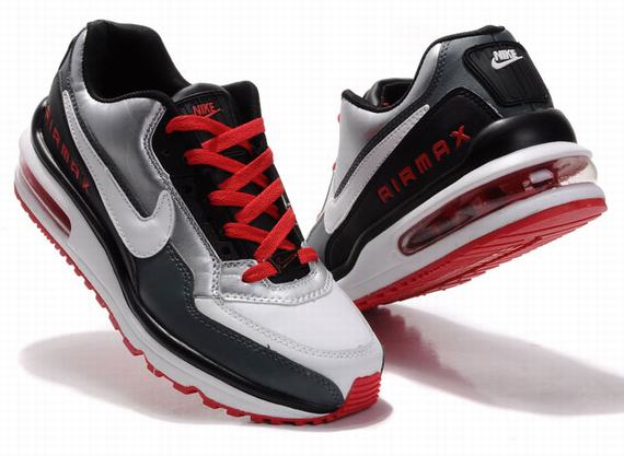 New Men'S Nike Air Max Ltd Black/Red/ Gray